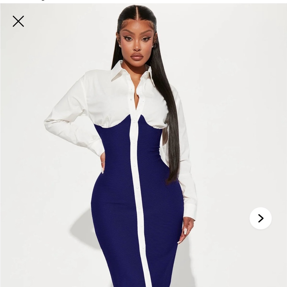 Let’s Get Serious Midi Shirt Dress